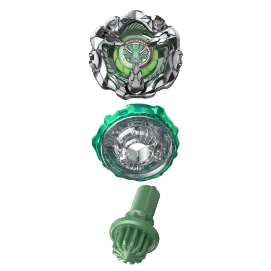 Imagine BEYBLADE X LET IT RIP SPIRALA RIDGE TRICERATOPS 9-80GN