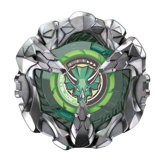 Imagine BEYBLADE X LET IT RIP SPIRALA RIDGE TRICERATOPS 9-80GN
