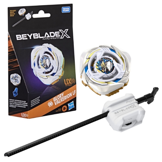 Imagine BEYBLADE X LET IT RIP SET LANSATOR SI ROATA GLORY VALKERION LF