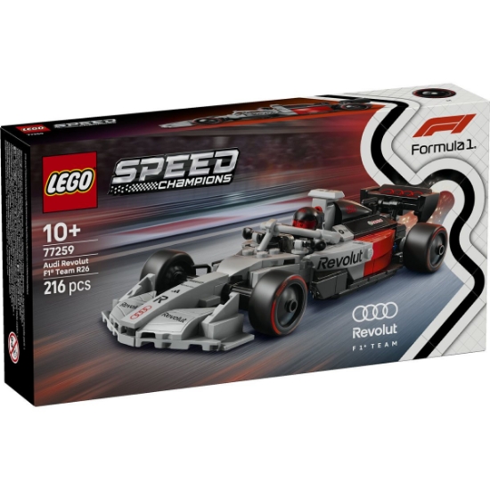 Imagine LEGO SPEED CHAMPIONS MASINA DE CURSE AUDI REVOLUT F1 TEAM R26 77259