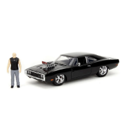 Imagine JADA FAST AND FURIOUS SET FIGURINA DOM SI MASINUTA METALICA DODGE CHARGER 1970 SCARA 1 LA 24