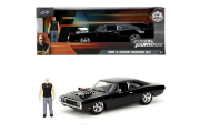 Imagine JADA FAST AND FURIOUS SET FIGURINA DOM SI MASINUTA METALICA DODGE CHARGER 1970 SCARA 1 LA 24