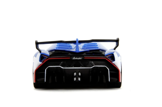 Imagine JADA SET FIGURINA ARICIUL SONIC SI MASINUTA METALICA SONIC LAMBORGHINI VENENO SCARA 1 LA 24