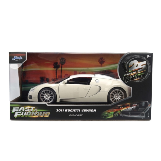 Imagine JADA FAST AND FURIOUS MASINUTA METALICA BUGATTI VEYRON 2011 SCARA 1 LA 24