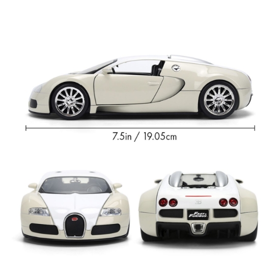 Imagine JADA FAST AND FURIOUS MASINUTA METALICA BUGATTI VEYRON 2011 SCARA 1 LA 24