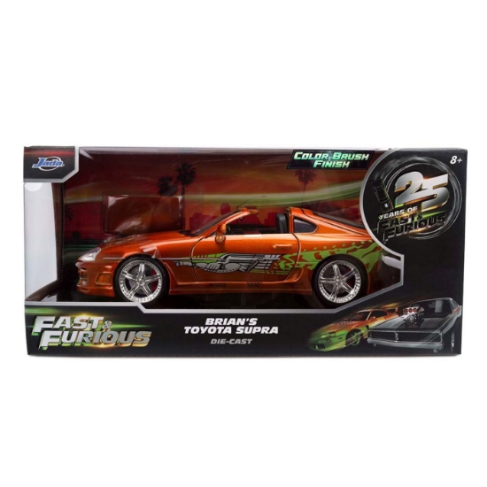 Imagine JADA FAST AND FURIOUS MASINUTA METALICA BRIANS TOYOTA SUPRA SCARA 1 LA 24