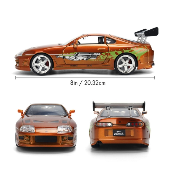 Imagine JADA FAST AND FURIOUS MASINUTA METALICA BRIANS TOYOTA SUPRA SCARA 1 LA 24