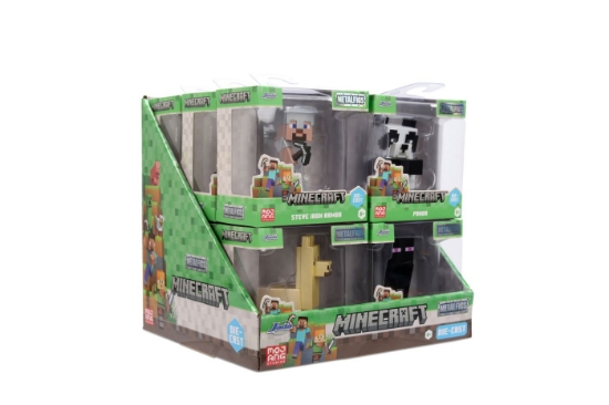 Imagine JADA MINECRAFT SET 4 FIGURINE METALICE 6.5CM