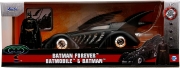 Imagine JADA DC SET BATMAN FOREVER FIGURINA BATMAN SI MASINUTA METALICA BATMOBILE SCARA 1 LA 24