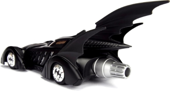 Imagine JADA DC SET BATMAN FOREVER FIGURINA BATMAN SI MASINUTA METALICA BATMOBILE SCARA 1 LA 24