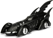 Imagine JADA DC SET BATMAN FOREVER FIGURINA BATMAN SI MASINUTA METALICA BATMOBILE SCARA 1 LA 24