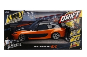 Imagine JADA FAST AND FURIOUS MASINUTA RC CU TELECOMANDA HANS MAZDA RX 7 SCARA 1 LA 10