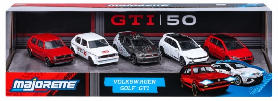 Imagine MAJORETTE SET 5 MASINUTE METALICE VOLKSWAGEN GOLF GTI SCARA 1 LA 64