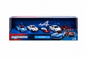 Imagine MAJORETTE SET 5 MASINUTE METALICE ALPINE SCARA 1 LA 64