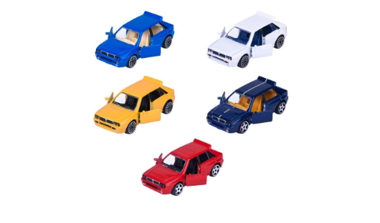 Imagine MAJORETTE SET 5 MASINUTE METALICE LANCIA DELTA SCARA 1 LA 64