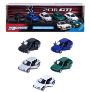 Imagine MAJORETTE SET 5 MASINUTE METALICE PEUGEOT 205 GTI SCARA 1 LA 64