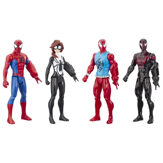Imagine MARVEL SPIDER MAN TITAN HERO SERIES SET 4 FIGURINE 
