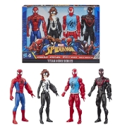 Imagine MARVEL SPIDER MAN TITAN HERO SERIES SET 4 FIGURINE 