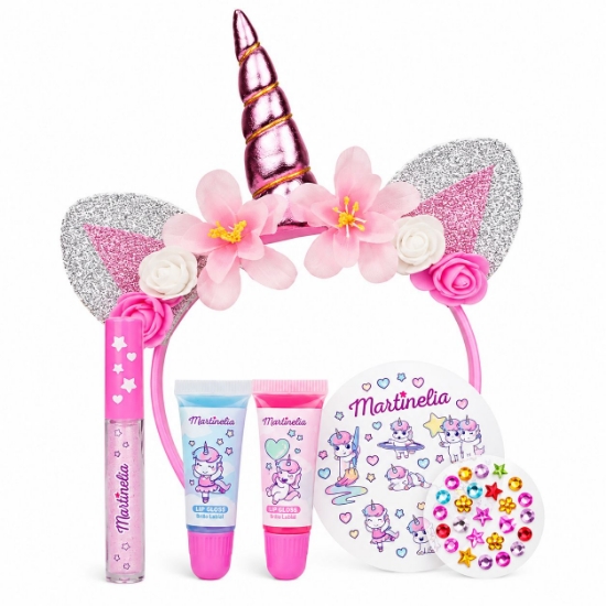 Imagine MARTINELIA LITTLE UNICORN SET INFRUMUSETARE CU CORONITA 