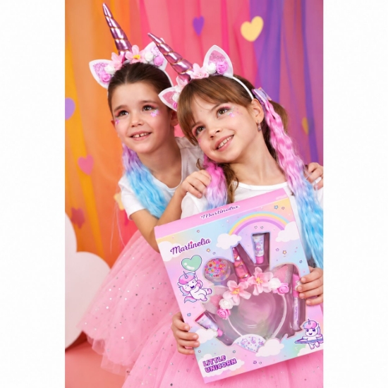 Imagine MARTINELIA LITTLE UNICORN SET INFRUMUSETARE CU CORONITA 