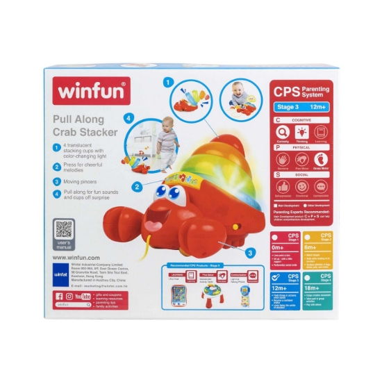 Imagine WINFUN JUCARIE DE TRAS CRAB CU SUNETE SI LUMINI