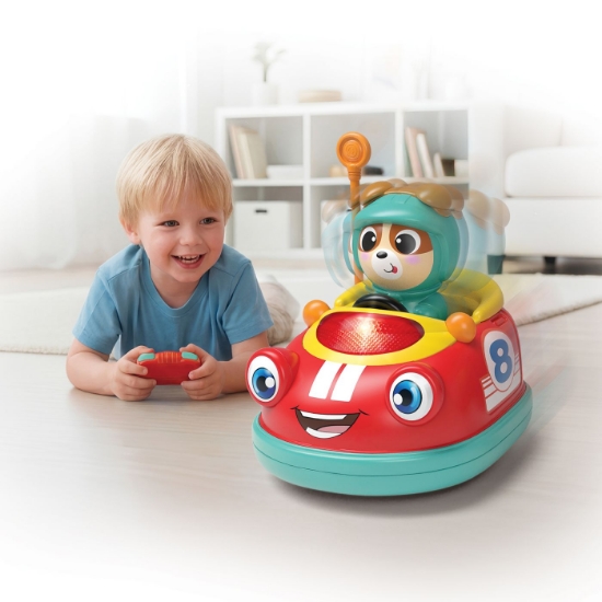 Imagine WINFUN MASINUTA RC CU TELECOMANDA BOOM VROOM SI FIGURINA 