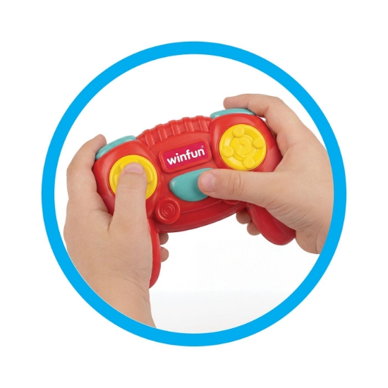 Imagine WINFUN MASINUTA RC CU TELECOMANDA BOOM VROOM SI FIGURINA 