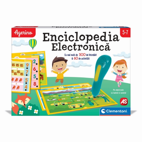 Imagine AGERINO ENCICLOPEDIA ELECTRONICA CU STILOU 5 7 ANI