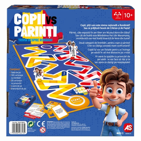 Imagine JOC DE SOCIETATE COPII VS PARINTI TRIVIA DESPRE ROMANIA IN LIMBA ROMANA 
