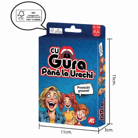 Imagine JOC CU GURA PANA LA URECHI IN LIMBA ROMANA