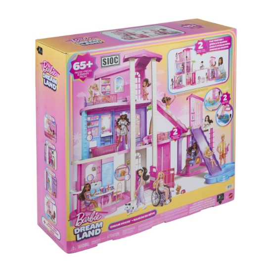 Imagine BARBIE DREAM LAND CASUTA DE VIS CU ACCESORII