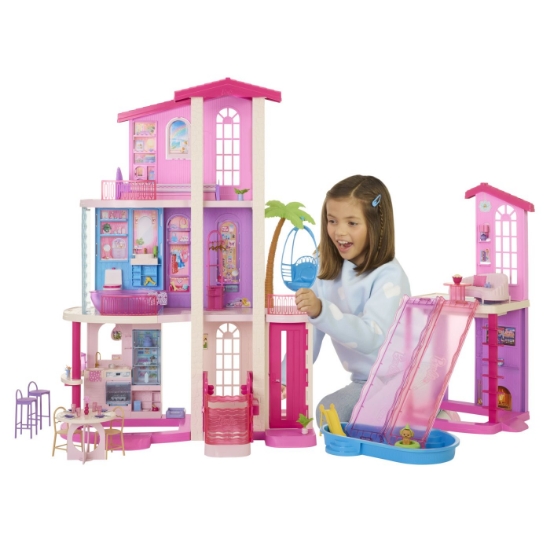 Imagine BARBIE DREAM LAND CASUTA DE VIS CU ACCESORII