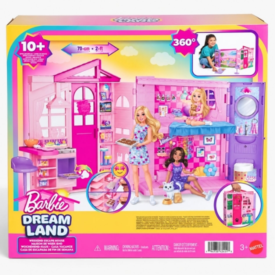 Imagine BARBIE DREAM LAND CASUTA DE VACANTA CU ACCESORII
