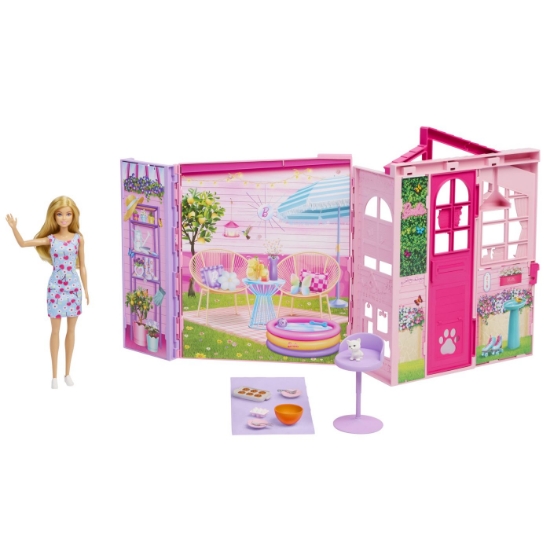 Imagine BARBIE DREAM LAND CASUTA DE VACANTA CU ACCESORII