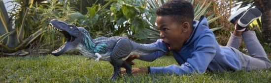 Imagine JURASSIC WORLD SURVIVAL MUSCLE MADNESS DINOZAUR INTERACTIV TYRANNOSAURUS REX