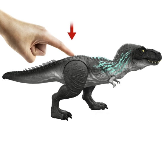 Imagine JURASSIC WORLD SURVIVAL MUSCLE MADNESS DINOZAUR INTERACTIV TYRANNOSAURUS REX