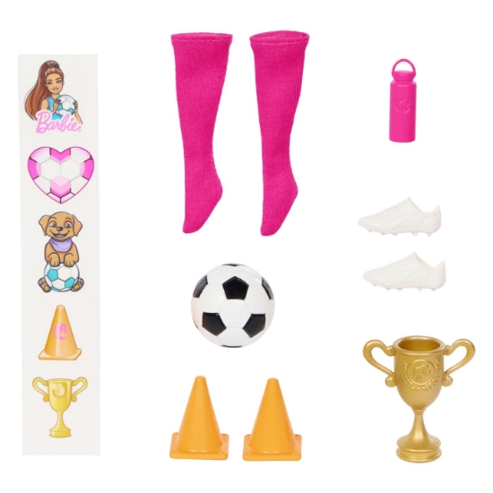 Imagine BARBIE TEAM ROTESTE SI DEZVALUIE PAPUSA BARBIE JUCATOARE DE FOTBAL 