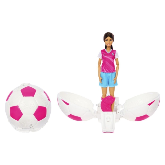 Imagine BARBIE TEAM ROTESTE SI DEZVALUIE PAPUSA BARBIE JUCATOARE DE FOTBAL 