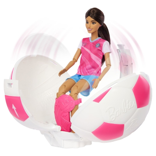 Imagine BARBIE TEAM ROTESTE SI DEZVALUIE PAPUSA BARBIE JUCATOARE DE FOTBAL 