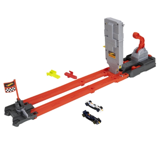 Imagine HOT WHEELS RACING CIRCUIT DE CURSE GRID START FORMULA 1 2025 CU 2 MASINUTE INCLUSE