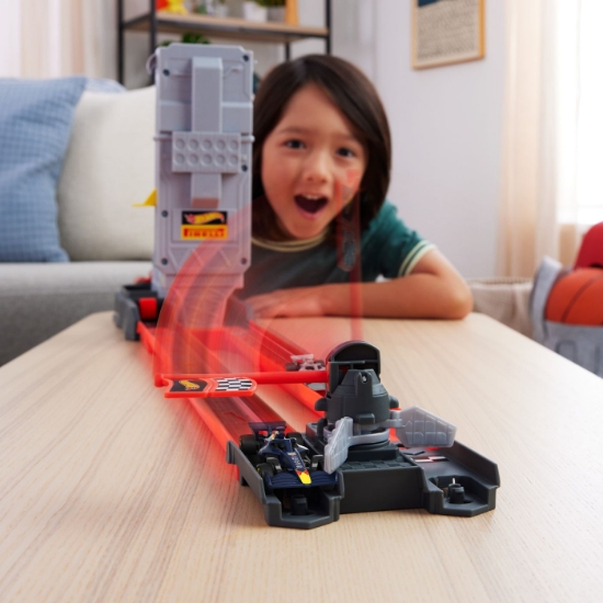 Imagine HOT WHEELS RACING CIRCUIT DE CURSE GRID START FORMULA 1 2025 CU 2 MASINUTE INCLUSE