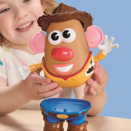 Imagine TOY STORY 5 DOMNUL CAP DE CARTOF FIGURINA WOODY TATER DE ASAMBLAT 