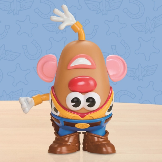 Imagine TOY STORY 5 DOMNUL CAP DE CARTOF FIGURINA WOODY TATER DE ASAMBLAT 