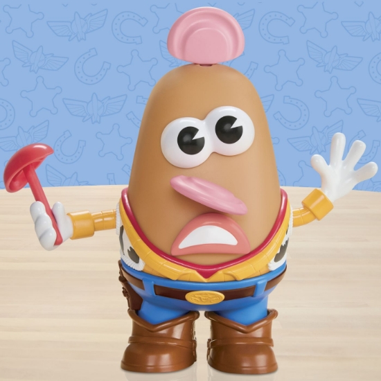 Imagine TOY STORY 5 DOMNUL CAP DE CARTOF FIGURINA WOODY TATER DE ASAMBLAT 