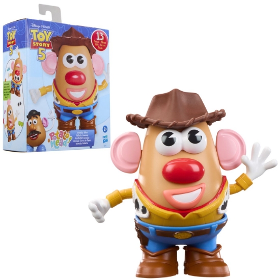 Imagine TOY STORY 5 DOMNUL CAP DE CARTOF FIGURINA WOODY TATER DE ASAMBLAT 