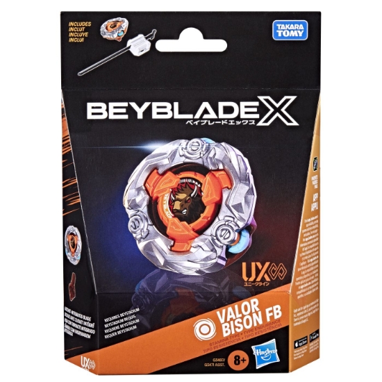 Imagine BEYBLADE X SET LANSATOR SI ROATA VALOR BISON FB