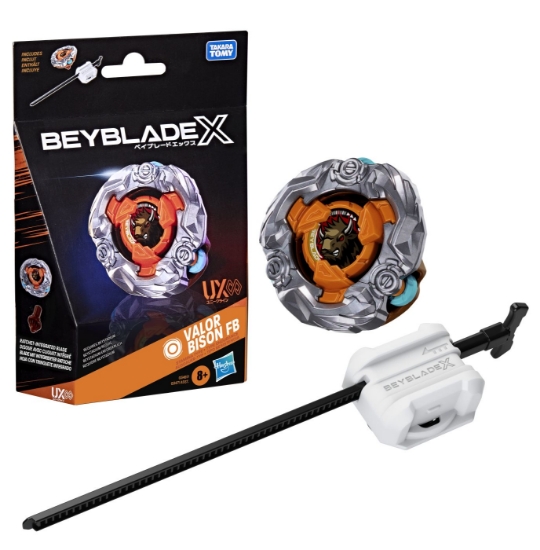 Imagine BEYBLADE X SET LANSATOR SI ROATA VALOR BISON FB
