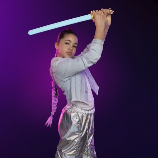 Imagine NERF K POP VANATORI DE DEMONI SABIA CELOR PATRU TIGRI A LUI RUMI 60CM
