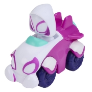 Imagine SPIDEY SI PRIETENII LUI UIMITORI MARVEL SUPER ROLLERS SET FIGURINA GHOST SPIDER CU VEHICUL 5.5CM