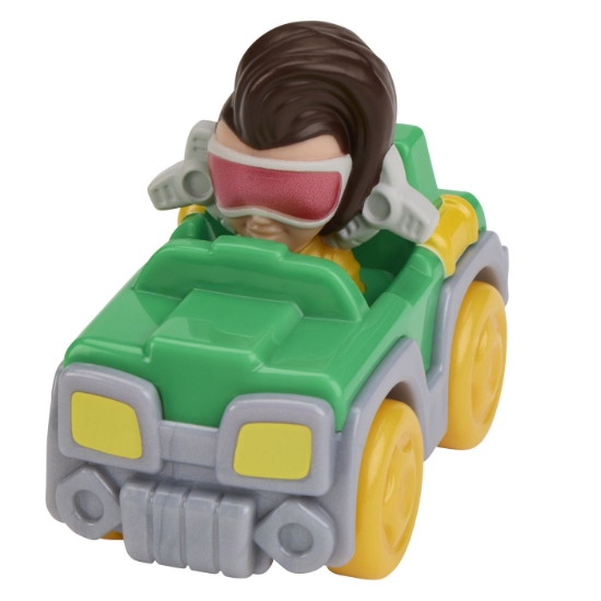 Imagine SPIDEY SI PRIETENII LUI UIMITORI MARVEL SUPER ROLLERS SET FIGURINA DOC OCK CU VEHICUL 5.5CM